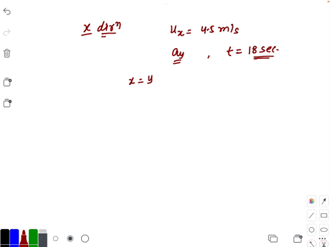 an-object-is-initially-moving-in-the-x-direction-at-45-mathrmm-mathrms-when-it-undergoes-an-accele-2-78691