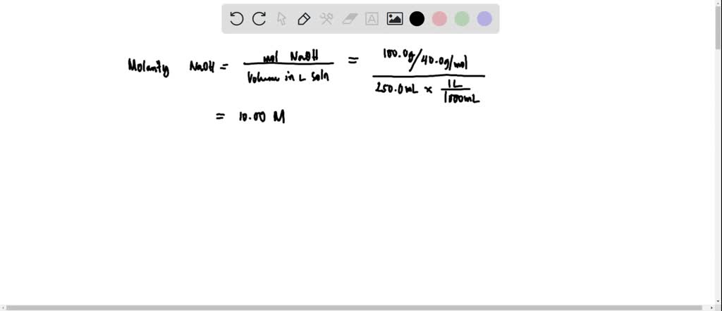 SOLVED: Consider separate solutions of NaOH and KCl made by dissolving ...