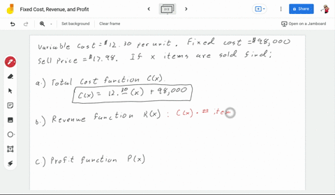 a-company-produces-a-product-for-which-the-variable-cost-is-1230-dollars-per-unit-and-the-fixed-cost-87159