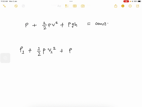 upward-force-on-an-airplanes-wing-use-bernoullis-equation-to-estimate-the-upward-force-on-an-airplanes-wing-if-the-average-flow-speed-of-air-is-190-ms-above-the-wing-and-160-ms-below-the-wing-the-dens