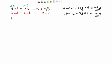 what-is-the-limiting-reactant-for-the-reaction-below-given-that-you-start-with-100-grams-of-al-and-190-grams-of-o2-reaction-4al-3o2-2al2o3-a-both-al-and-o2-bal2-o3-c-al-d-o2-63844