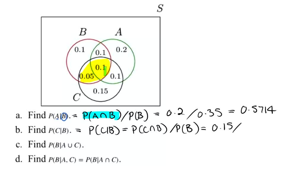 SOLVED Problem 23 Let A B and C be three events with