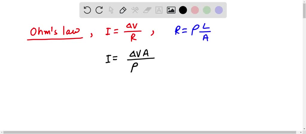 SOLVED: A 0.9 V potential difference is maintained across a 1.5 m ...