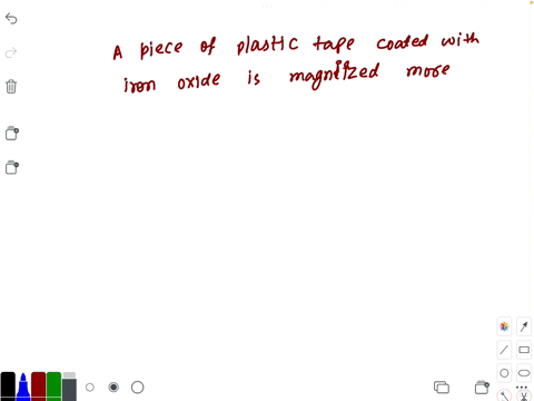a-piece-of-plastic-tape-coated-with-iron-oxide-is-magnetized-more-in-some-parts-than-in-others-when-87848