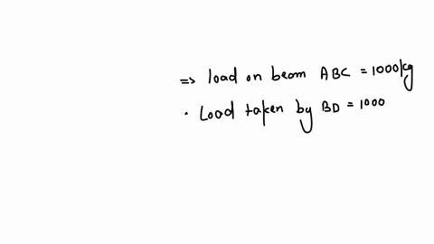8-times-540-q-2-a-a-rigid-beam-a-b-c-is-hinged-at-a-and-suspended-at-two-points-b-and-mathrmc-as-shown-in-fig-1-by-two-bars-bd-and-ce-made-of-aluminium-and-steel-respectively-the-besm-abc-carries-a-lo