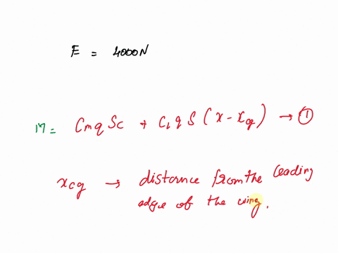 consider-model-of-a-wing-body-shape-mounted-in-a-wind-tunnel-the-flow-conditions-in-the-test-section-are-standard-sea-level-properties-with-velocity-of-160-ms-the-wing-area-and-chord-are-m2-27325