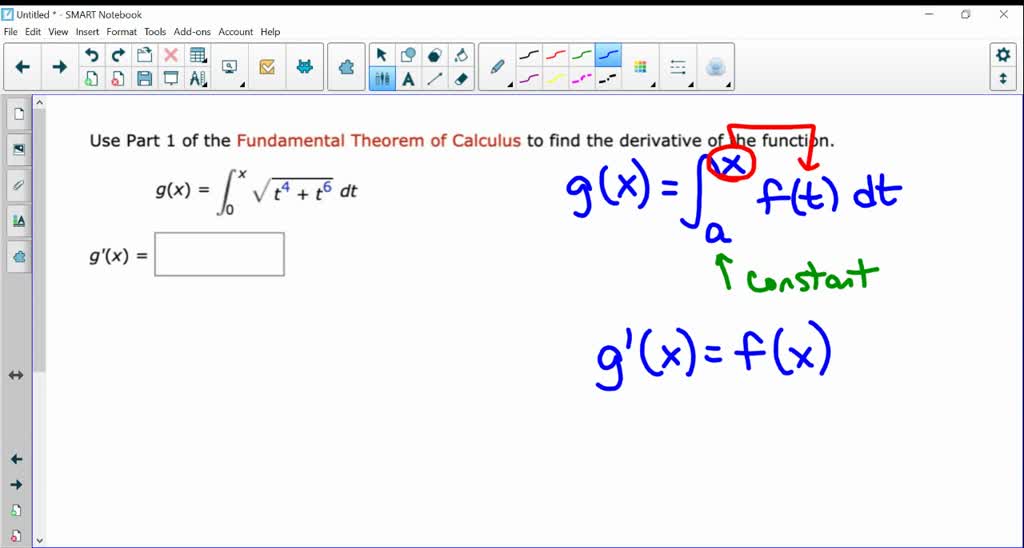 Solved Use Part 1 Of The Fundamental Theorem Of Calculus To Find The