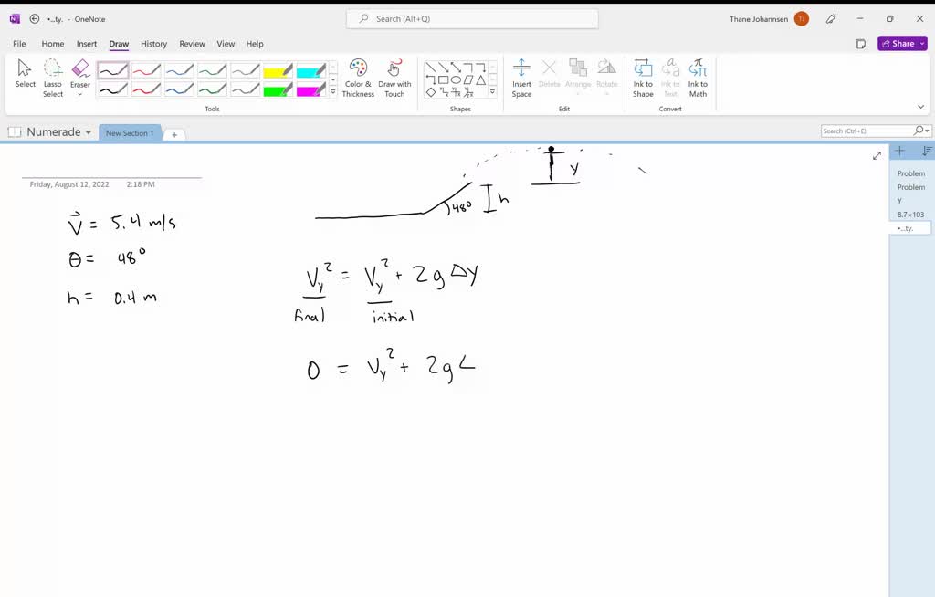 SOLVED The drawing shows a skateboarder moving at 5.4 m/s along a