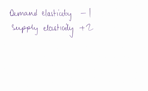 assume-that-the-demand-elasticity-of-a-good-is-1-and-the-supply-elasticity-is-2-assume-also-that-i-that-the-price-of-a-complement-decreases-and-therefore-demand-shifts-out-by-2-and-ii-because-one-of-t