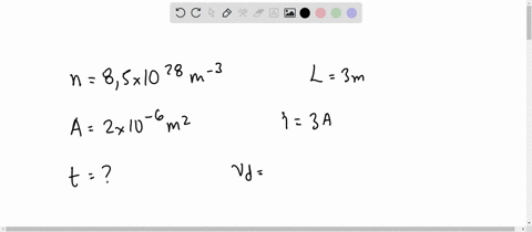 the-number-density-of-free-electrons-in-a-copper-conductor-estimated-in-example-31-is-85-1028-m-how-long-does-an-electron-take-to-drift-from-one-end-of-a-wire-30-m-long-to-its-other-end-the-09728