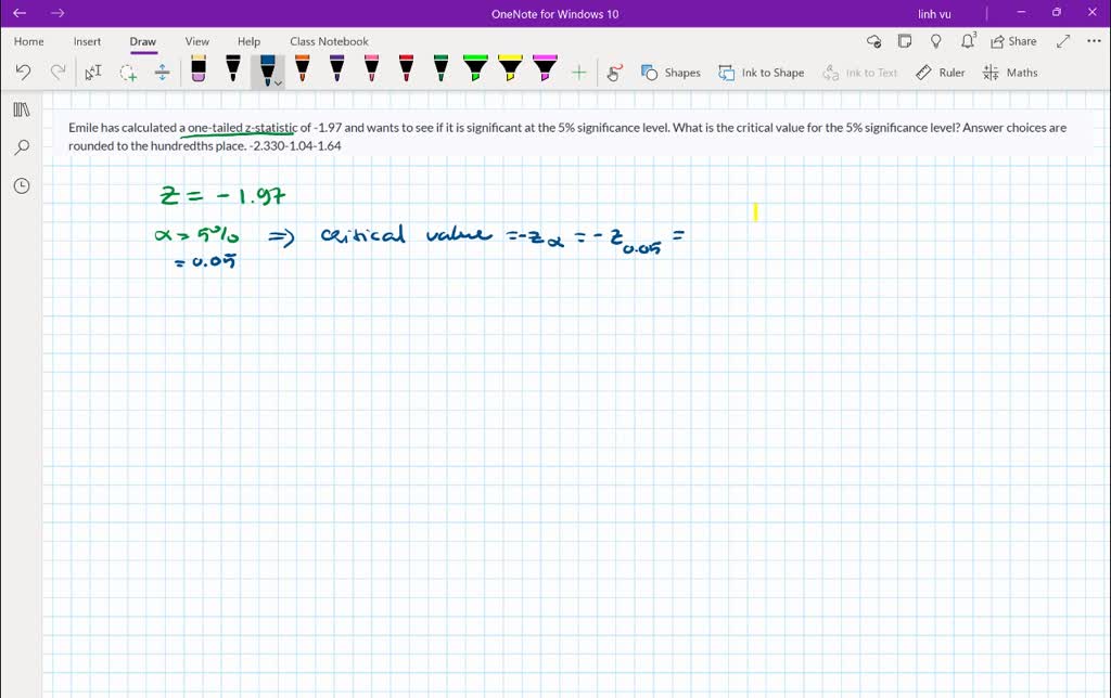 solved-emile-has-calculated-a-one-tailed-z-statistic-of-1-97-and