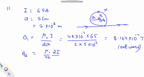 11-what-is-the-magnitude-of-the-magnetic-field-at-the-center-of-the-circular-loop-of-the-wire-carrying-a-current-of-65-a-if-the-radius-a-5-cm-a-134-mt-b-108-mt-c-121-mt-d-146-mt-e-178-mt-12-38488