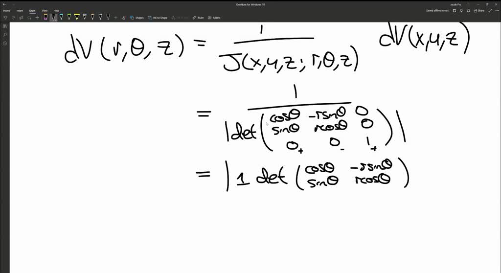 SOLVED: What is Jacobian and what is it used for? Write Jacobian for ...