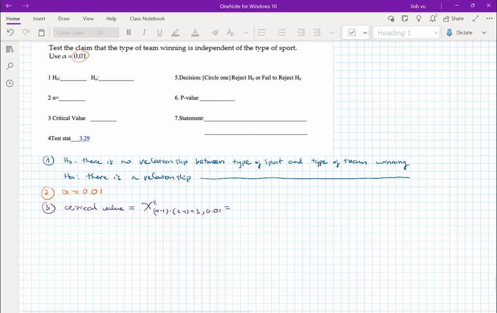 SOLVED (c) What is the critical value for the chisquare test at the 0