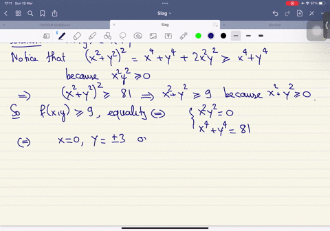 find-the-absolute-maximum-and-minimum-of-the-function-fxyx2y2-subject-to-the-constraint-x4y481-as-usual-ignore-unneeded-answer-blanks-and-list-points-in-lexicographic-order-absolute-minimum-64791
