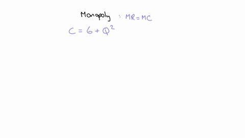 a-market-with-demand-q-16p-2-is-supplied-by-a-monopoly-with-costs-cq-6-q28-calculate-the-equilibrium-price-output-and-monopoly-profits-what-would-be-the-equilibrium-if-the-market-were-suppli-16299