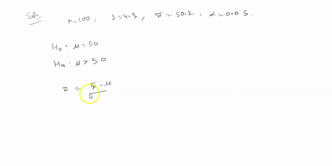 exercise-722-in-a-test-of-the-hypothesis-ho-p-50-versus-ha-p-50-sample-of-n-100-observations-possessed-mean-w-502-and-standard-deviation-43-find-and-interpret-the-p-value-for-this-test-using-33074