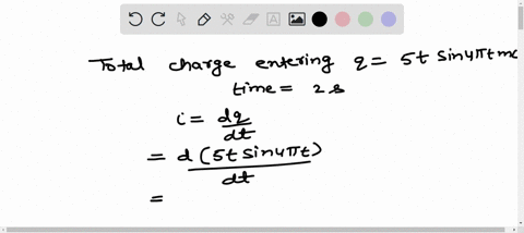 the-total-charge-entering-a-terminal-is-given-by-q5tsin4t-mc-calculate-the-current-at-t-2-s-78133