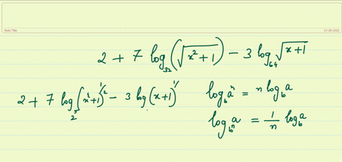 question-2-write-as-a-single-logarithm-2-7log32v7-1-3l0g64vxt-b-i-4-4-a-i-2420-e-e-8-e-m-12pt-parag-92462
