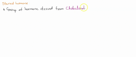 steroid-hormones-are-synthesized-from-_____________-a-amines-b-peptides-c-proteins-d-cholesterol-07734