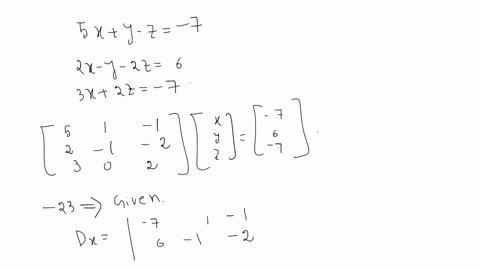 question-2-1-point-solve-the-system-of-equation-for-x-using-cramers-rule-hint-the-determinant-of-the-coefficient-matrix-is-23_-5c-y-2-_7-2xcl-yl-22-6-3w-22-_7-01-0-1-23-23-07454