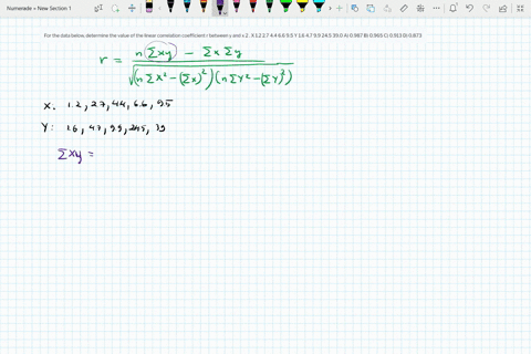 for-the-data-below-determine-the-value-of-the-linear-correlation-coefficient-r-between-y-and-x-2-x-12-27-44-66-95-y-16-47-99-245-390-a-0987-b-0965-c-0913-d-0873-61582