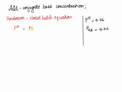 what-is-acid-and-conjugate-base-concentration-in-01m-acetic-acid-solution-when-ph-476-pka-of-acetic-acid-476-show-your-work-08035