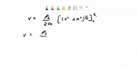5-problem-7-a-solid-disk-of-radius-r-17-cm-lies-in-the-y-z-plane-with-the-center-at-the-origin-the-disk-carries-a-uniformly-distributed-total-charge-q-35-c-a-point-p-is-located-on-the-positi-35392