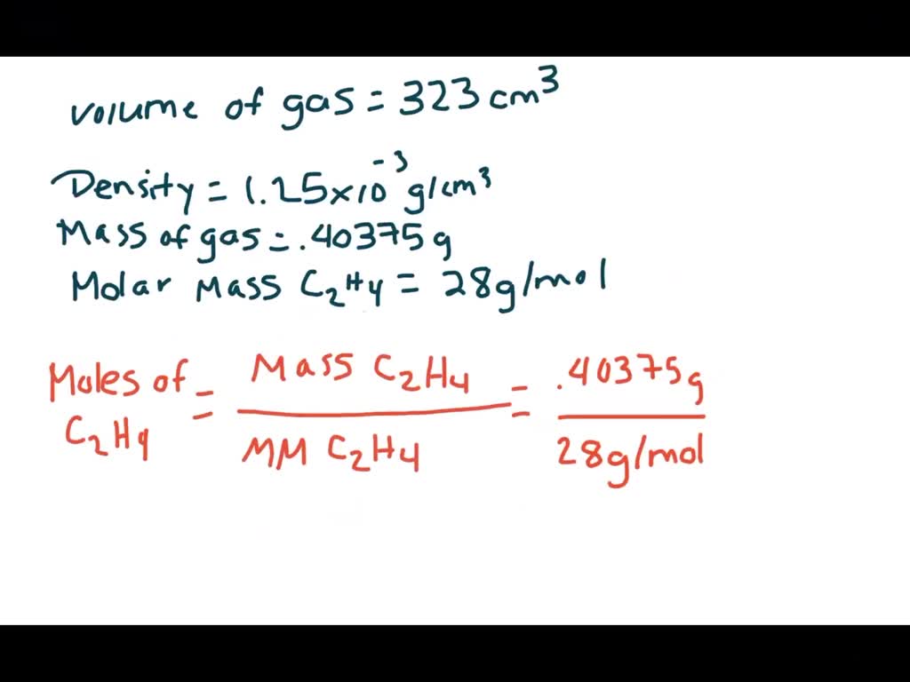 SOLVED: Calculate the number of atoms of hydrogen (H) in 323 cmÂ³ of ...