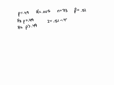 you-are-conducting-a-study-to-see-if-the-probability-of-a-true-negative-on-a-test-for-a-certain-cancer-is-significantly-more-than-049-you-use-a-significance-level-of-00050005-h0p049h0p049-h1-73727