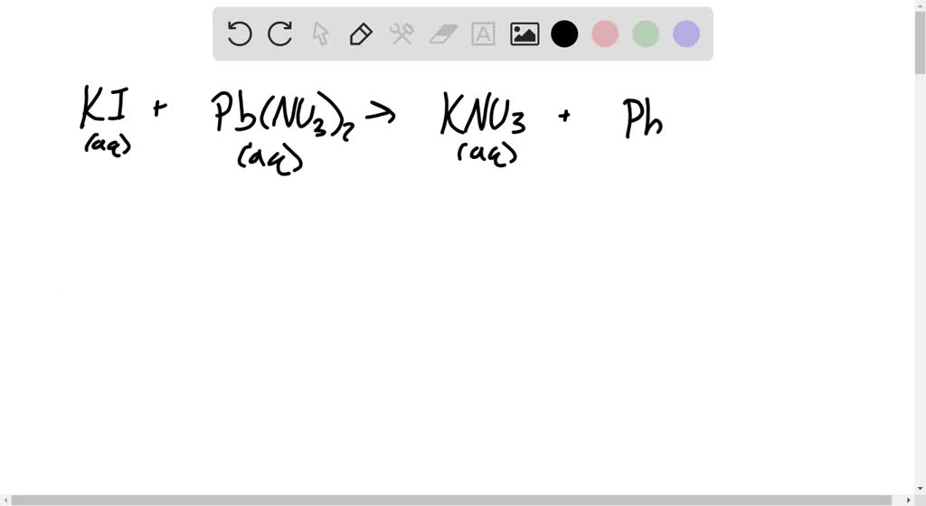 SOLVED Balance and complete the following double displacement reaction