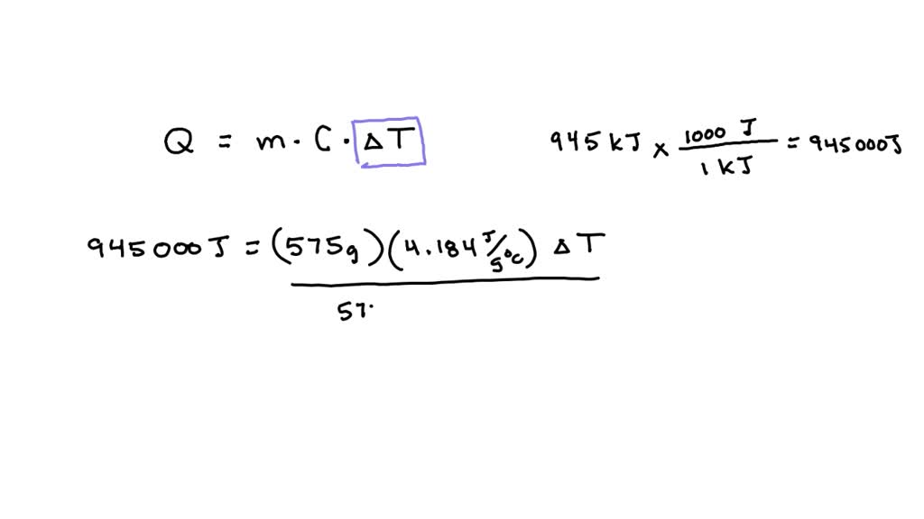 SOLVED: The specific heat capacity of water is 4.184 J/(g x degrees C ...