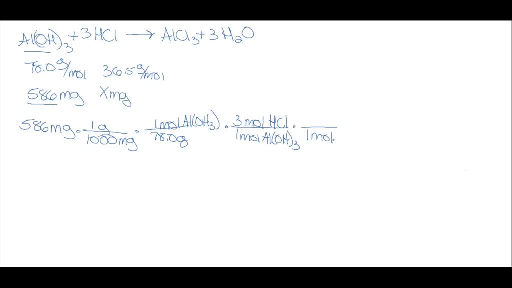 SOLVED Our resident has been taking aluminum hydroxide for over 30