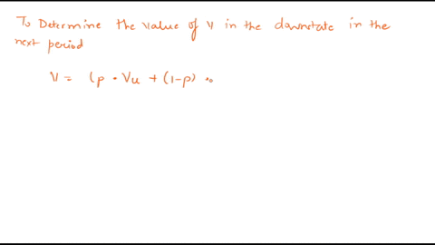 the-risk-neutral-probability-is-equal-to-05-and-the-risk-free-rate-is-4-furthermore-the-present-value-of-cash-flows-is-equal-to-v-90-if-d-1u-then-what-is-the-value-of-v-in-the-downstate-in-t-82766