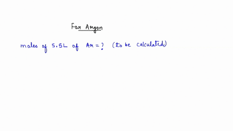 how-many-moles-are-in-55-liters-of-argon-47844