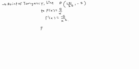 calculus-derivatives-tangent-line-vii-1-find-the-point-of-tangency-and-the-equation-of-the-tangent-line-passing-through-the-point-p-31-25-5-to-the-graph-of-the-function-fx-2-find-the-point-o-67965