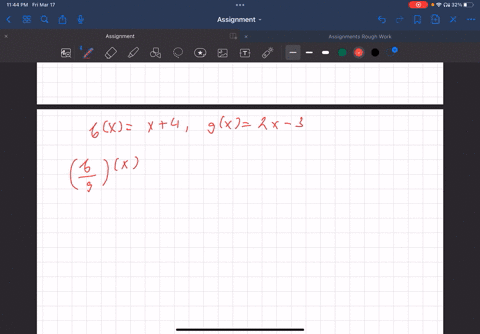 given-the-functions-ix-x-4-and-gx-2x-3-find-the-functions-f-gx-and-expand-the-product-but-do-nol-simplify-the-quotient-40023