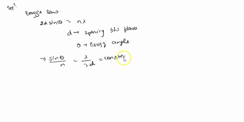 use-the-following-situation-for-the-next-three-pro_-blems-an-x-ray-beam-of-wavelength-14-x-10-10-m-makes-an-angle-of-20-with-a-set-of-planes-in-a-crystal-the-bragg-angle-causing-first-order-62515