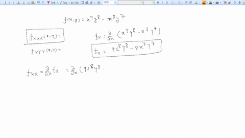 find-the-indicatld-partial-derivatives-flx-y-x9y8-x8y7-fxxxi-fxyx-fxxxxy-fxyxx-y-95024