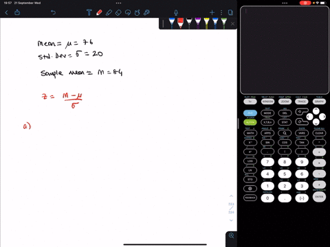 a-random-sample-is-obtained-from-a-normal-population-with-a-mean-of-mu76-and-a-standard-deviation-of-61377
