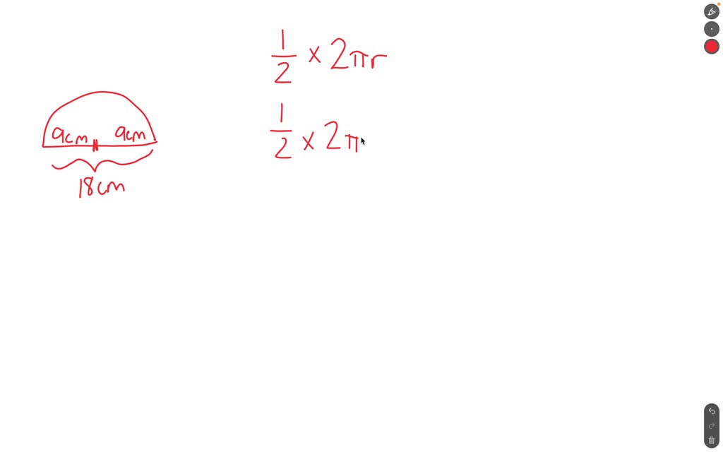 find the circumference of a semicircle of radius 7 cm