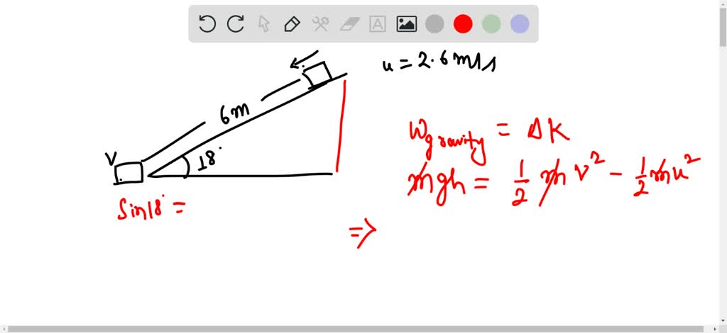 SOLVED: A student is skateboarding down a ramp that is 6m long and ...