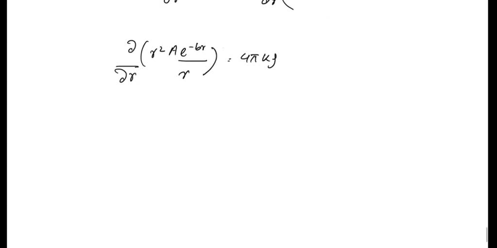 SOLVED: A static charge distribution produces a radial electric field E ...