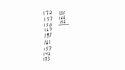 here-are-the-weights-in-pounds-of-a-sample-of-12-male-eleventh-graders-172157150167147161157142173155166146-find-the-median-weight-of-these-students
