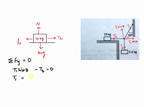 The system shown in the figure below is in equilibrium but...