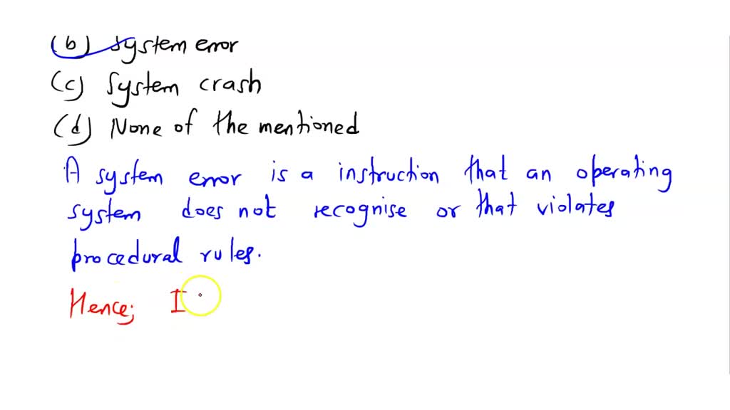 SOLVED: Choose the term that makes the sentence true. A STOP error in  Windows is also known as a screen of death because of the background color  of the message screen. White