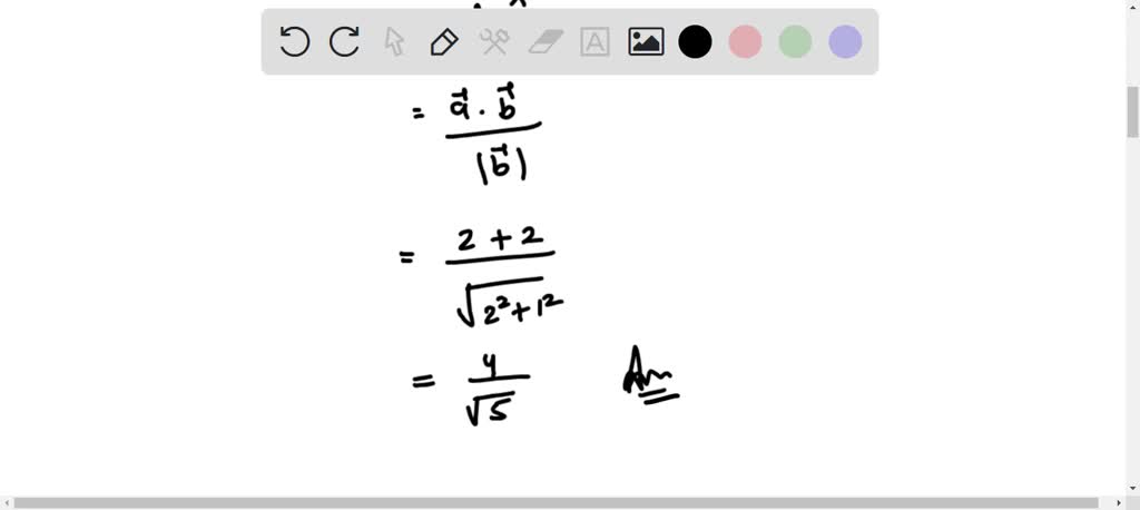 SOLVED 4 Vectors And B Are Given By Their Components In An   F5e8f35d 6c0b 4470 B52c 471fc6432283 Large 