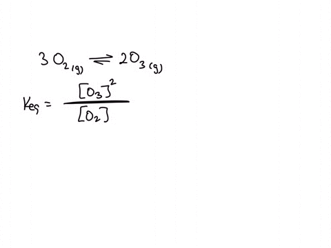 ultraviolet-light-converts-oxygen-to-ozone-in-the-upper-atmosphere-calculate-the-equilibrium-constant-for-the-reaction-given-the-equilibrium-concentrations-at-20-ac-o2-938-x-10-3-and-o3-340-08706