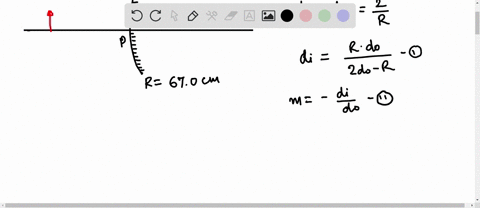 an-object-of-height-29cm-object-is-placed-10cm-in-front-of-a-convex-mirror-that-has-a-radius-of-curvature-of-670cm-determine-the-magnification-of-the-image