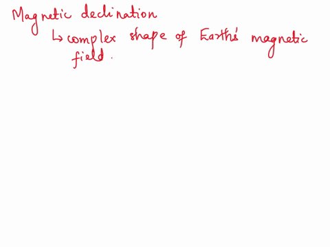what-is-the-cause-of-magnetic-declination-a-the-earths-magnetic-axis-is-not-perfectly-aligned-with-its-rotational-axis-b-temperature-variations-from-day-to-day-change-the-magnetic-properties-of-a-comp